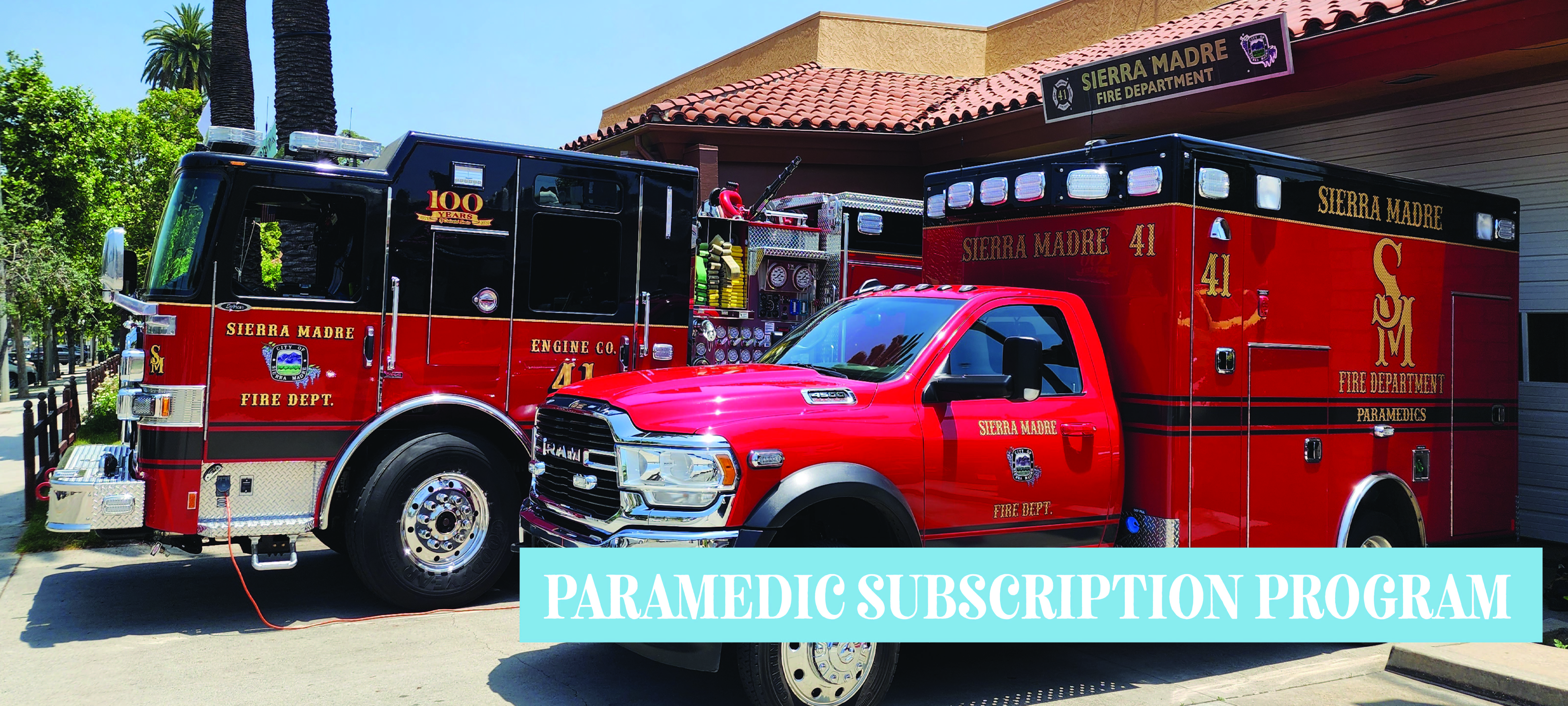 Fire Truck and Paramedic Vehicle