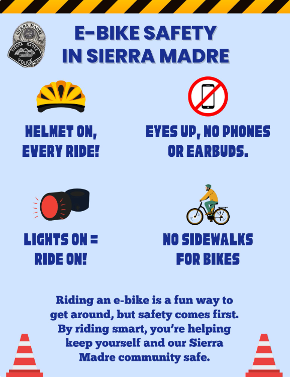E-Bike Safety in Sierra Madre