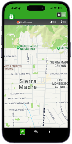 Smart911 App on Mobile Phone