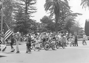 4th of July Parade c. 1970at the intersection of Hermosa and Sierra Madre Blvd., circa. 1970.